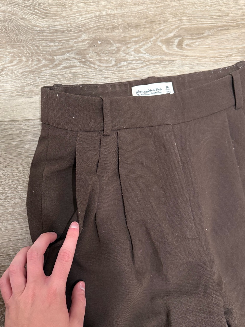 A&F Sloane Tailored Wide Leg Pant - Picture 5 of 7